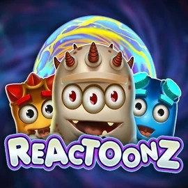 Reactoonz online game logo by Play'n GO on n1betca.com